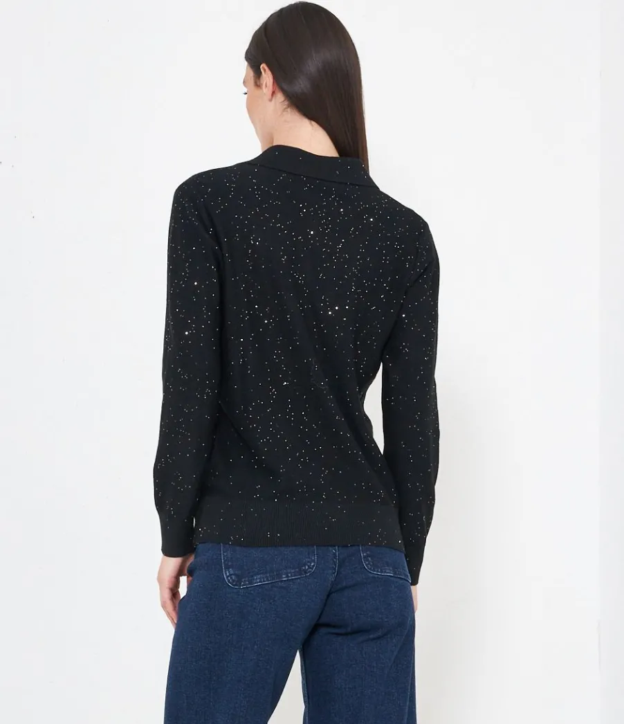 Zuiki Maglia micro paillettes New