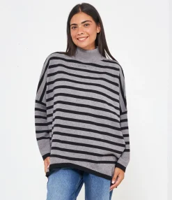 Zuiki Maglia over a righe Discount