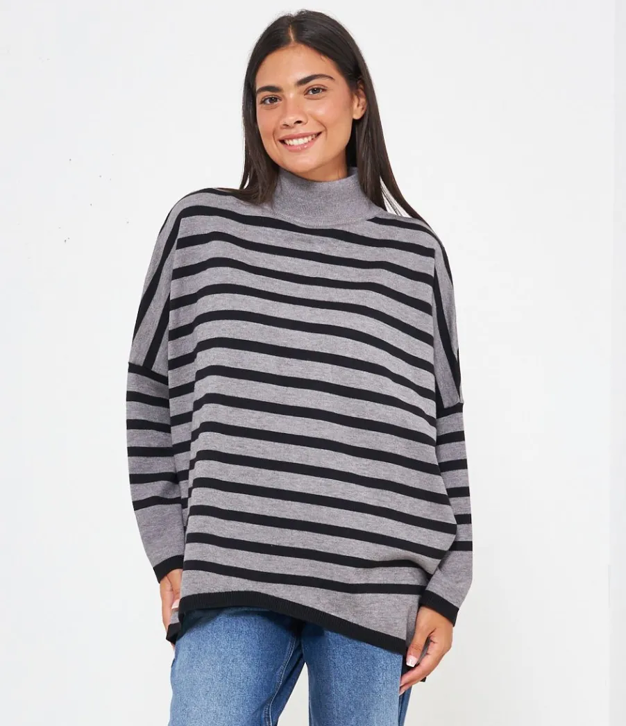 Zuiki Maglia over a righe Discount