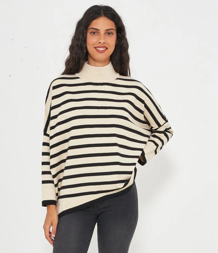 Zuiki Maglia over a righe Discount