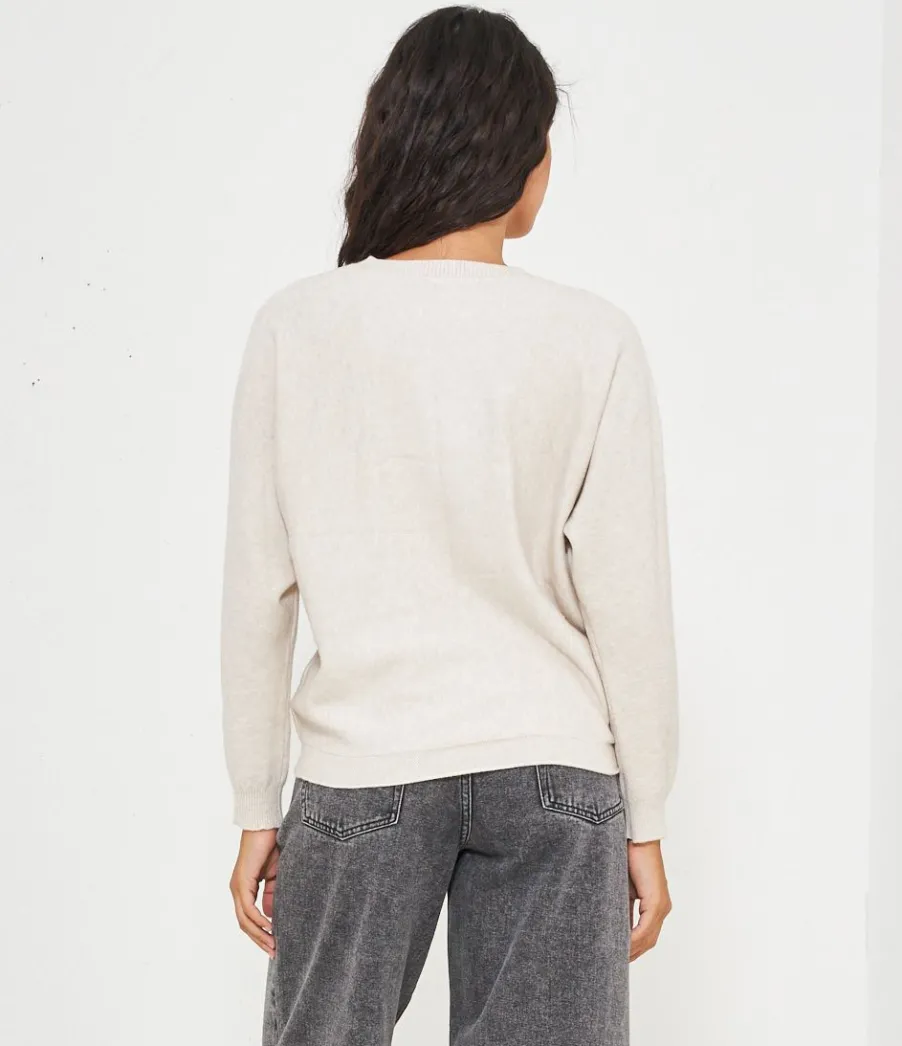 Zuiki Maglia over con ricami New