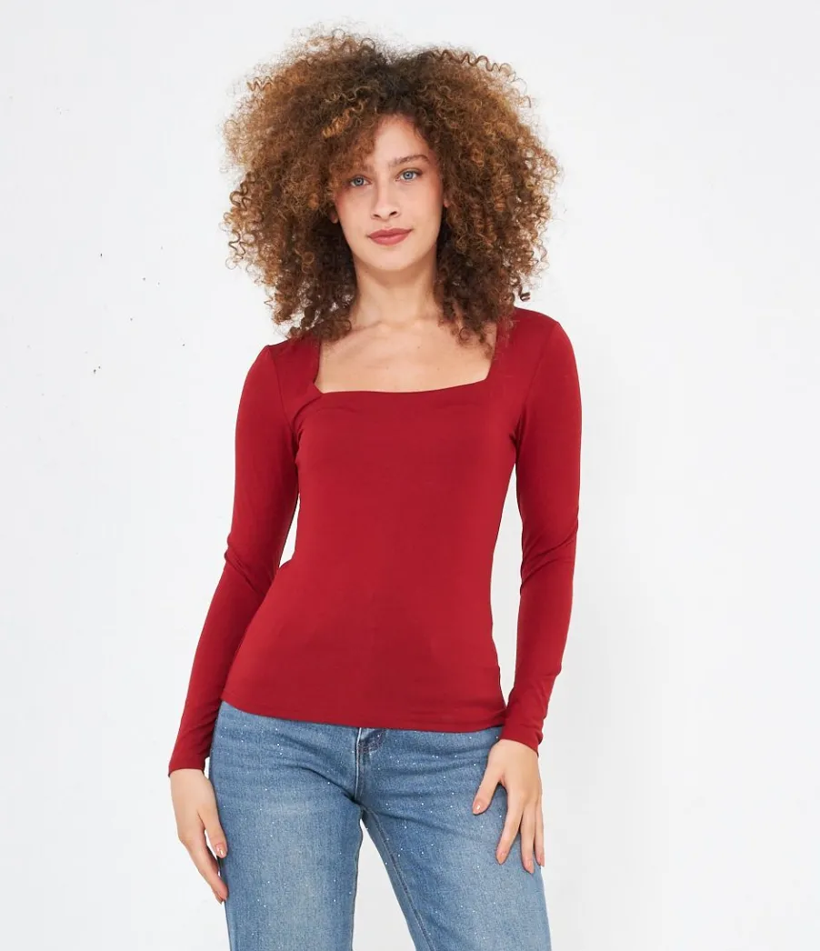 Zuiki Maglia scollo quadrato Best
