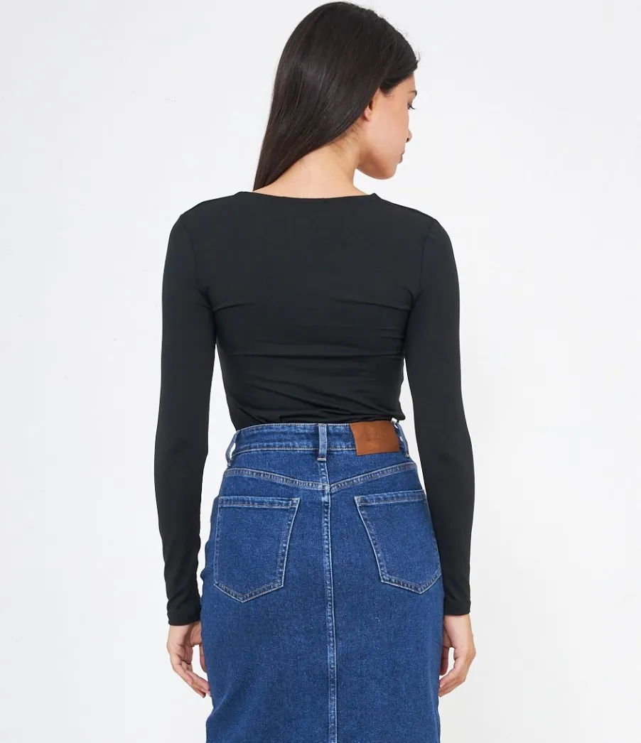 Zuiki Maglia scollo quadrato Best