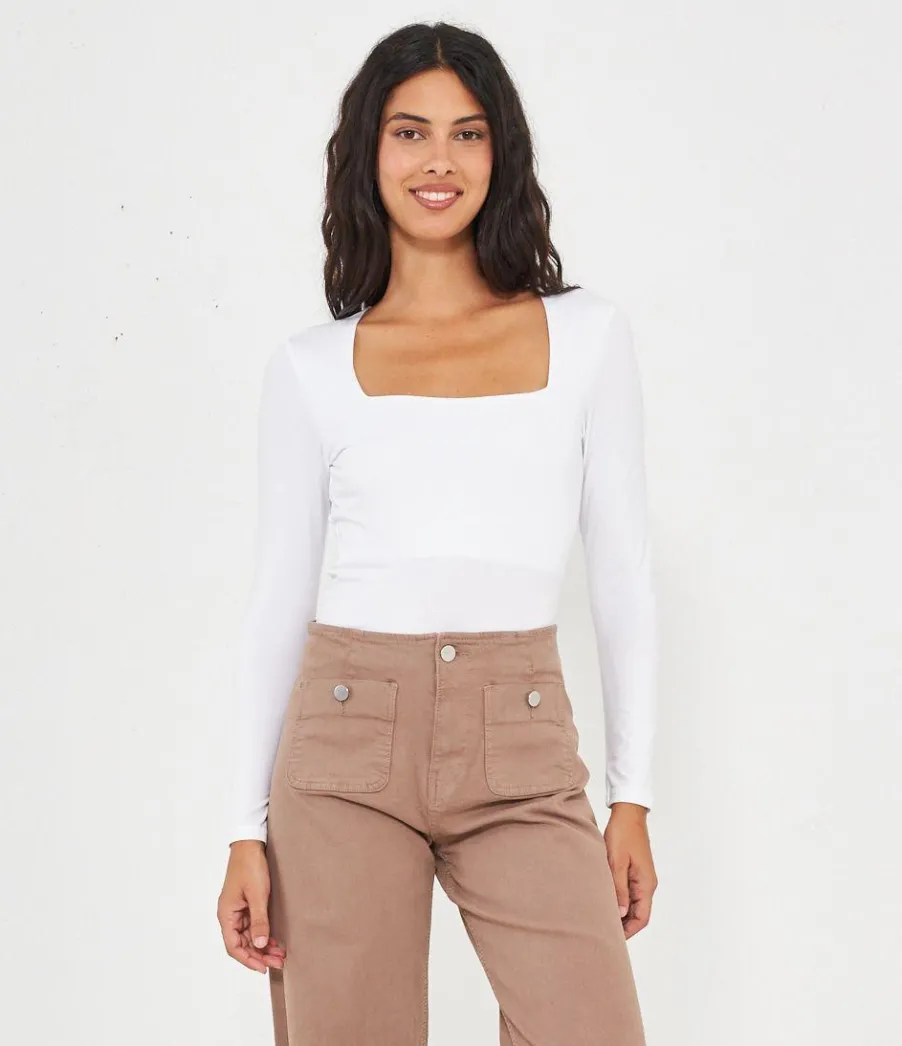 Zuiki Maglia scollo quadrato Best