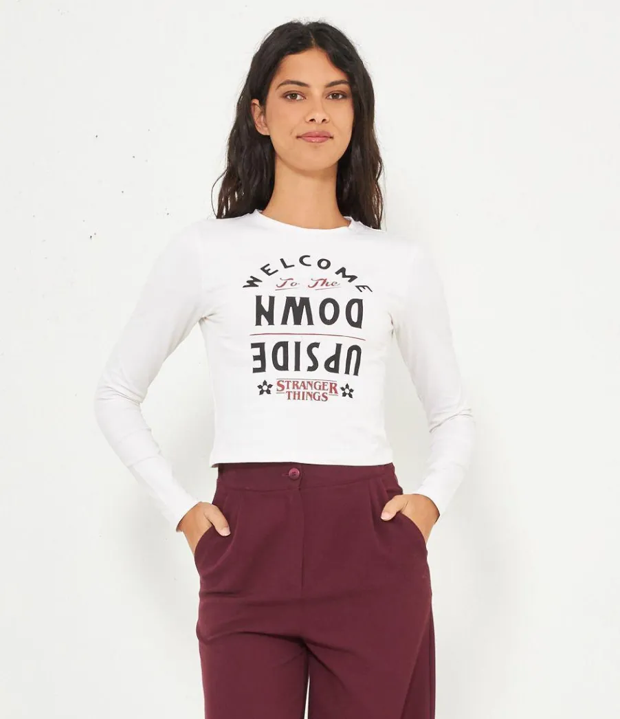 Zuiki Maglia 'Stranger Things' Panna Sale