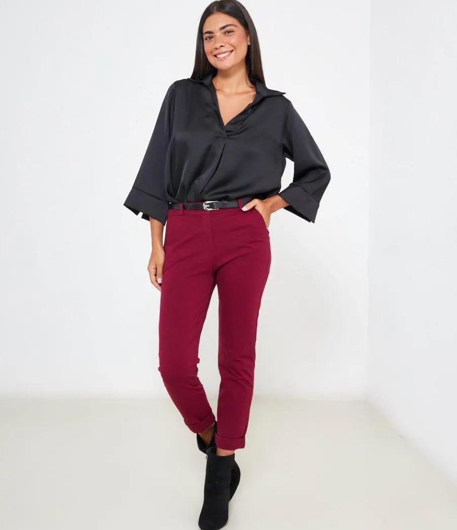 Zuiki Pantaloni con cintura New
