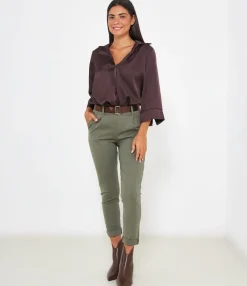 Zuiki Pantaloni con risvolti Outlet