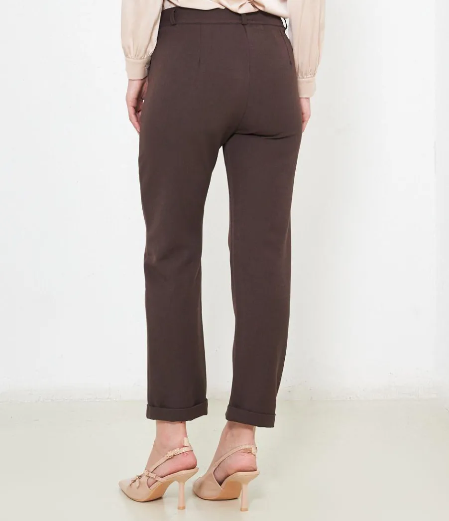 Zuiki Pantaloni con risvolti Outlet