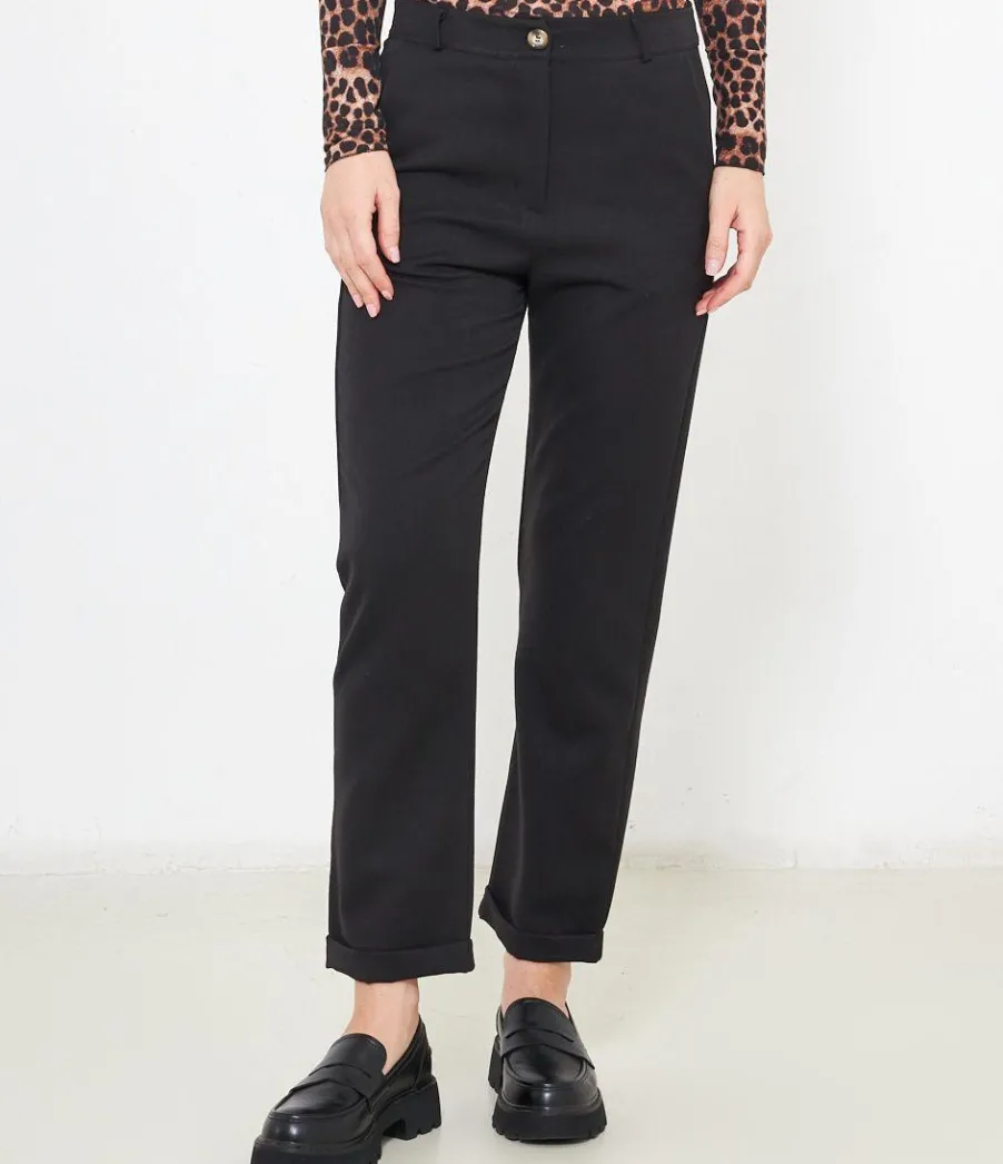 Zuiki Pantaloni con risvolti Outlet