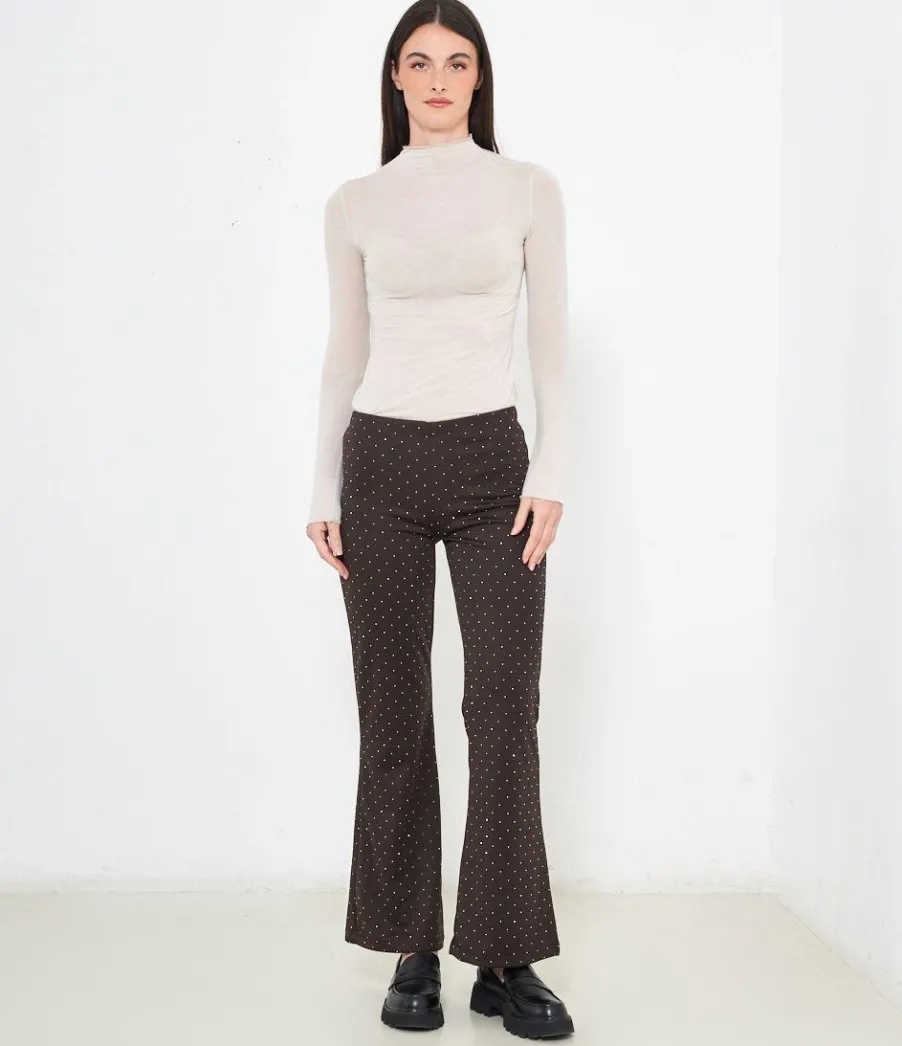 Zuiki Pantaloni con strass Clearance