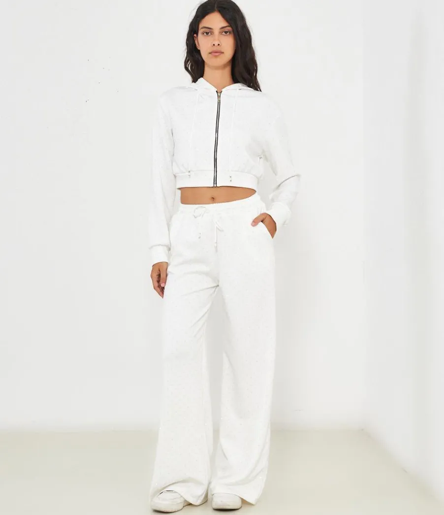 Zuiki Pantaloni con strass