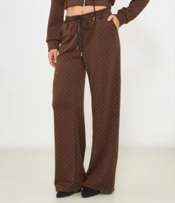 Zuiki Pantaloni con strass
