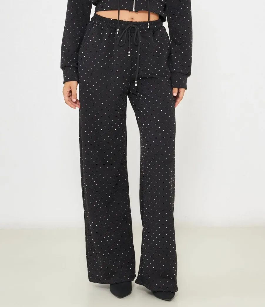Zuiki Pantaloni con strass