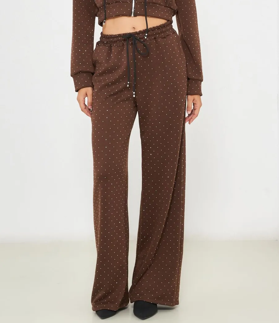 Zuiki Pantaloni con strass