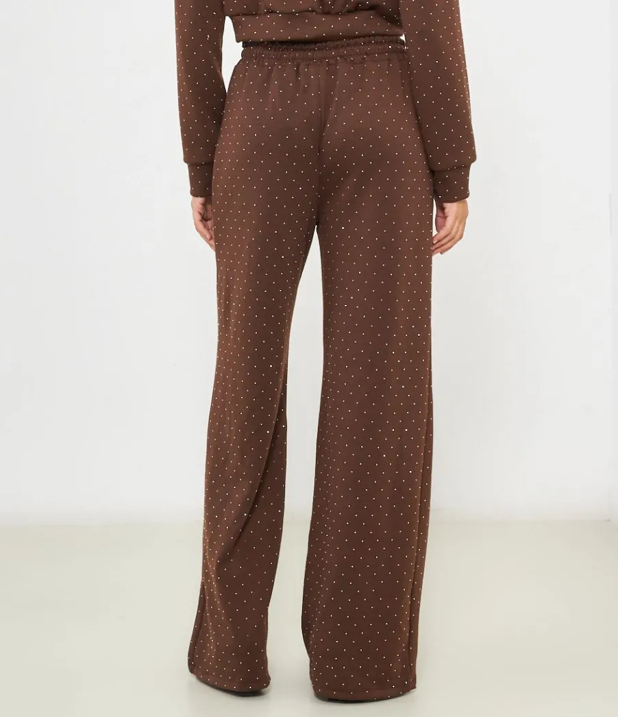 Zuiki Pantaloni con strass