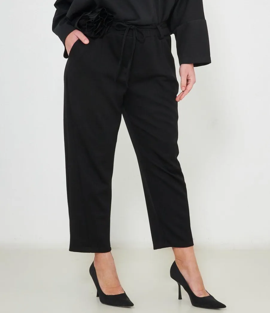 Zuiki Pantaloni dettaglio fiore New