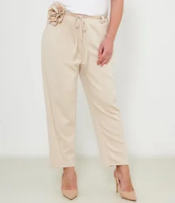 Zuiki Pantaloni dettaglio fiore New