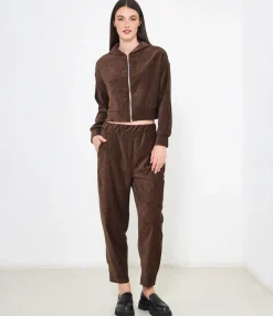 Zuiki Pantaloni effetto camoscio Outlet