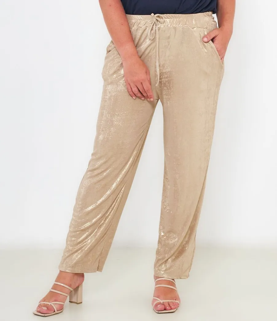 Zuiki Pantaloni effetto laminato Hot