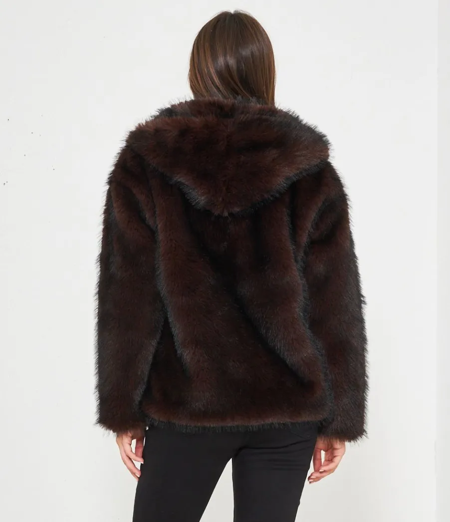 Zuiki Pelliccia con cappuccio Outlet