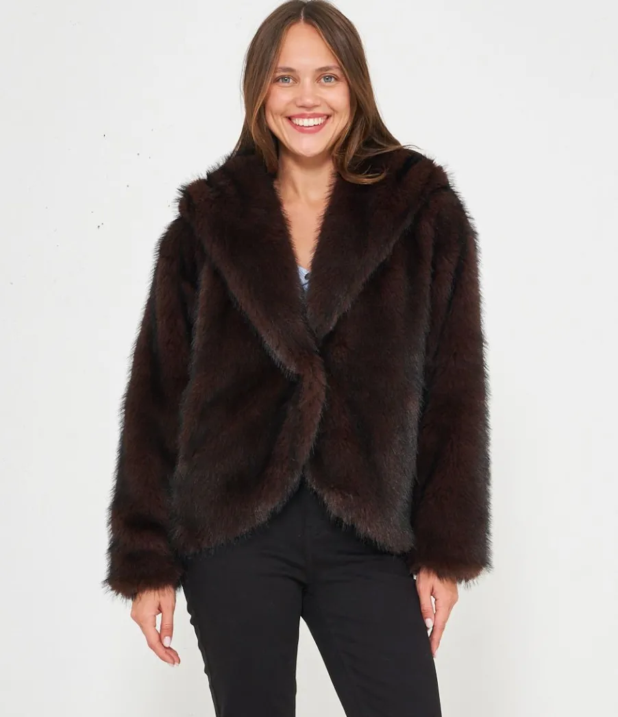 Zuiki Pelliccia con cappuccio Outlet