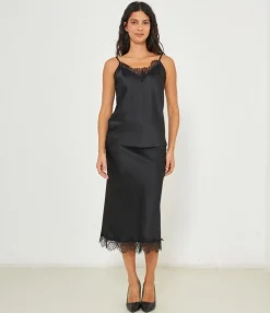 Zuiki Top raso e pizzo Online