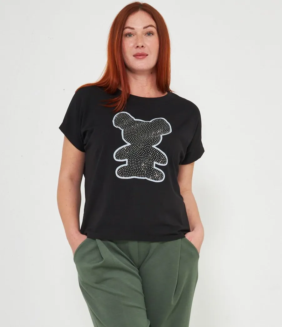 Zuiki T-shirt con strass