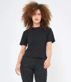 Zuiki T-shirt con strass