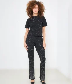 Zuiki T-shirt con strass