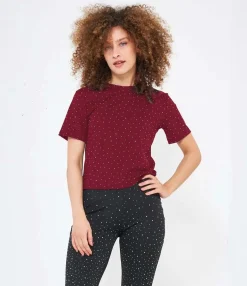 Zuiki T-shirt con strass