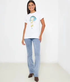 Zuiki T-shirt 'Lamù' Bianco Discount